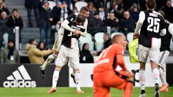 Udinese rossa di vergogna. La Juve si allena e vince facile