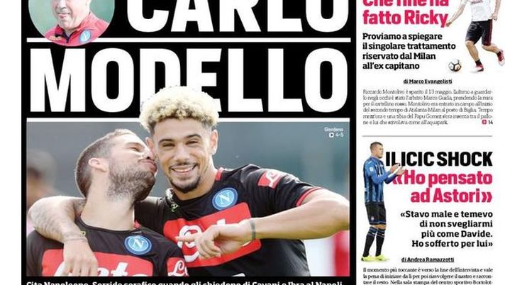 Prima Pagina, Corriere dello Sport: “Carlo modello. Pogba e Zizou, voglia di Juve. Smontolivo. Roma, Malcom…” Prima Pagina, Corriere dello Sport: “Carlo modello. Pogba e Zizou, voglia di Juve. Smontolivo. Roma, Malcom…”