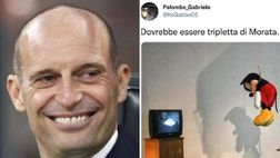 VIDEO Juventus, dal rancore di Alvaro ad Allegri: il tris di Morata scatena i social