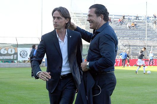 Filippo Inzaghi Joe Tacopina (Getty Images) Brescia, Filippo Inzaghi presente ai saluti di fine stagione- immagine 2