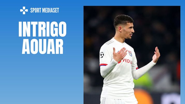 Houssem Aouar (centrocampista Olympique Lione), obiettivo di calciomercato del Milan | AC Milan News (Getty Images)