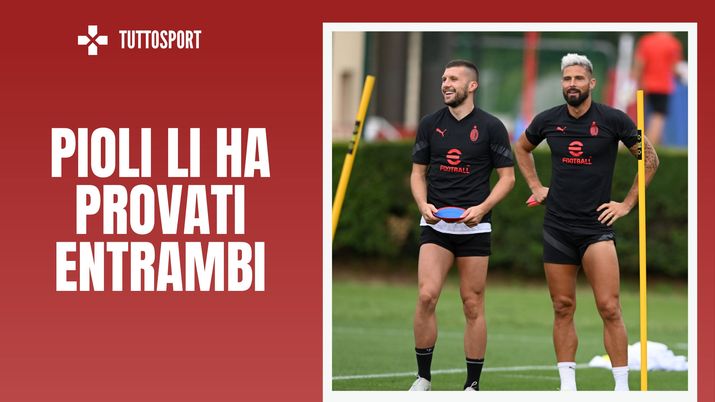 Atalanta-Milan, ballottaggio in attacco tra Olivier Giroud e Ante Rebic | News (foto: Getty Images) Atalanta-Milan