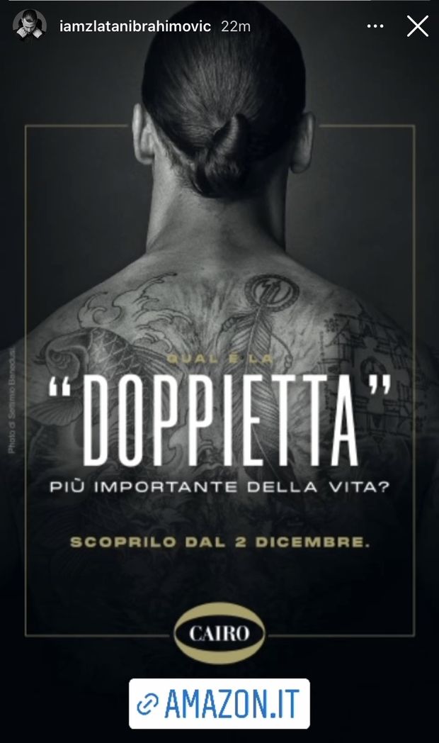 “Adrenalina”, dal 2 dicembre disponibile il nuovo libro di Ibrahimovic- immagine 2