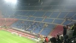 CURVA SUD via al 90′, prima solo fischi