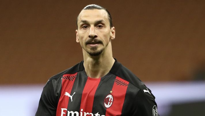 Zlatan Ibrahimovic (attaccante AC Milan), qui durante Milan-Benevento 2-0 (Serie A 2020-2021) | News (Getty Images)