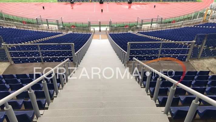 Olimpico, via le barriere anche dalla curva Sud: rimozione completata – GALLERY – VIDEO 