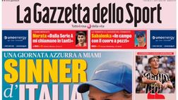 PRIMA PAGINA GAZZETTA DELLO SPORT OGGI: “Caccia agli eurogol”
