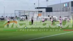 VIDEO Palermo, day 2 a Manchester: seduta mattutina dei rosa di Corini, c’è Valente
