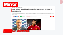 VIDEO Milan-Manchester United, “I trofei sono per l’ego”: anche i giornali inglesi pronti per il big match del “Meazza”