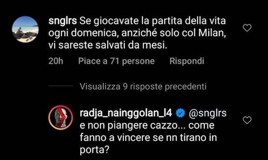 Nainggolan risponde ai tifosi del Milan: “Non piangete… se non tiri in porta come vinci?”- immagine 2