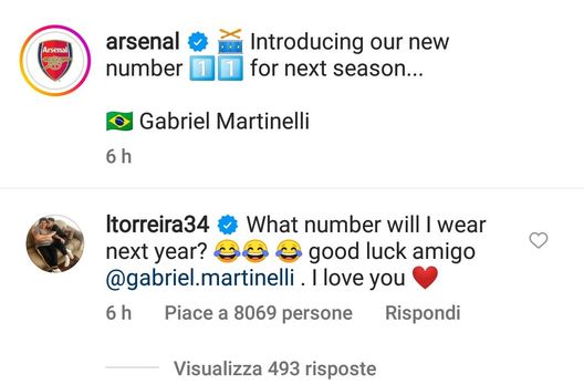 Torreira scherza sul numero ‘scippato’ all’Arsenal: “Il prossimo anno?”- immagine 2
