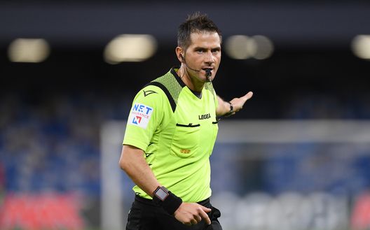 L'arbitro Fabrizio Pasqua L'arbitro Fabrizio Pasqua