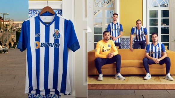 Così nei derby contro Benfica e Boavista: la nuova maglia del Porto 2022-23- immagine 2