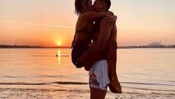 Gollini e Giulia Provvedi innamoratissimi al tramonto: “Ti amo come il primo giorno”