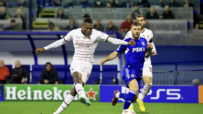 gol Rafael Leao AC Milan Dinamo Zagabria-Milan 0-4 Champions League 2022-2023
