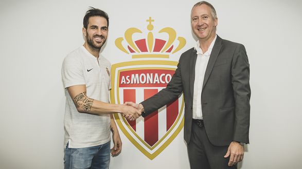 Cesc Fabregas, nuovo centrocampista del Monaco, foto asmonaco.com Cesc Fabregas, nuovo centrocampista del Monaco, foto asmonaco.com