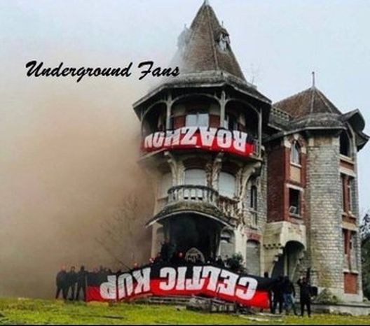 Nuovo derby francese, gli ultras PSG utilizzano stendardo del Rennes come tovaglia- immagine 2