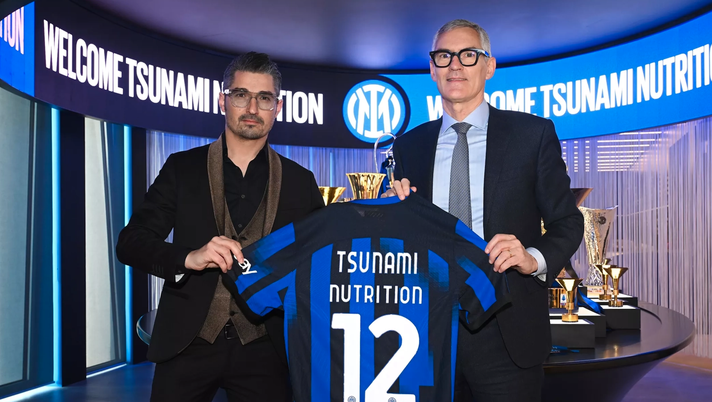 UFFICIALE – Tsunami Nutrition nuovo Official Nutritional supplements Supplier dell’Inter - immagine 1