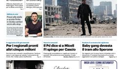 Prima Pagina, Giornale di Sicilia: “Spari russi contro tutto e tutti. Mancini…”