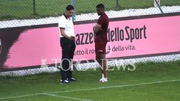 Torino, chiacchierata Vagnati-Bremer al termine dell’allenamento odierno