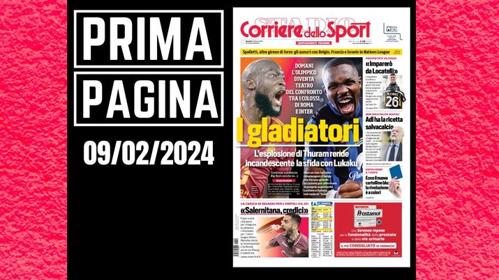 Prima pagina Corriere dello Sport: Spalletti, altro girone di ferro
