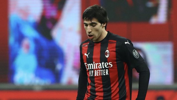 Sandro Tonali (centrocampista AC Milan), qui durante Milan-Torino 5-4 d.c.r. (Coppa Italia 2020-2021) | News (Getty Images) 