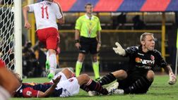 Bologna-Milan, il precedente: Pazzini gran protagonista