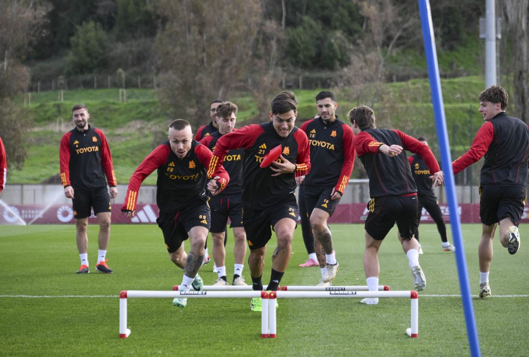 Roma, la rifinitura alla vigilia del Brighton – FOTOGALLERY - immagine 16