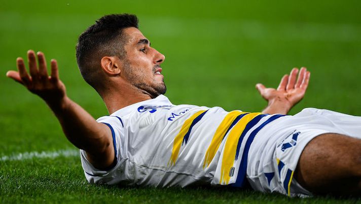 GENOA, ITALY - SEPTEMBER 25: Davide Faraoni of Hellas Verona looks on during the Serie A match between Genoa CFC and Hellas Verona FC at Stadio Luigi Ferraris on September 25, 2021 in Genoa, Italy. (Photo by Getty Images) Verona, da Faraoni e Piccoli a Ceccherini e Dawidowicz: chi torna e chi no con l’Atalanta - immagine 1