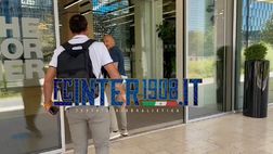 VIDEO FCIN1908 / Lautaro day, arriva in sede Piero Ausilio