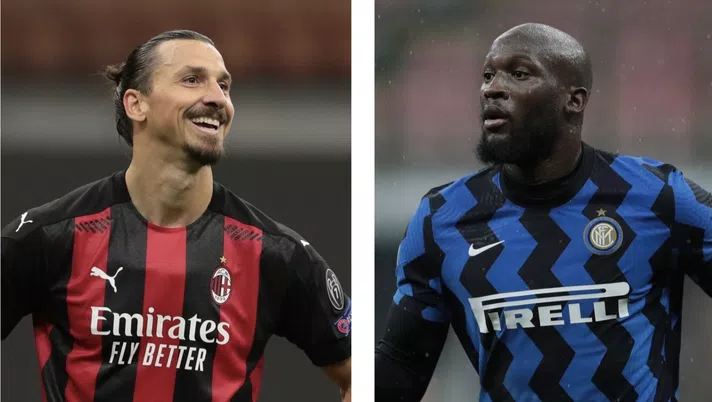Zlatan Ibrahimovic (attaccante AC Milan) e Romelu Lukaku (attaccante Inter) | AC Milan News (Getty Images)
