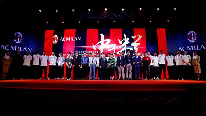Il Milan in Cina (credits: acmilan.com) 