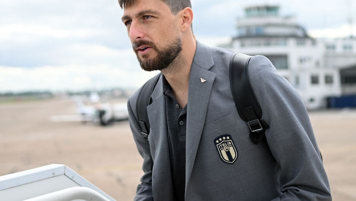 Francesco Acerbi, difensore della Lazio, che piace al Monza (Getty Images)