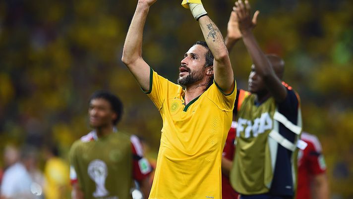 FORTALEZA, BRAZIL - JULY 04: Mario Yepes of Colombia acknowledges the fans after a 2-1 defeat to Brazil in the 2014 FIFA World Cup Brazil Quarter Final match between Brazil and Colombia at Castelao on July 4, 2014 in Fortaleza, Brazil. (Photo by Jamie McDonald/Getty Images) FORTALEZA, BRAZIL - JULY 04: Mario Yepes of Colombia acknowledges the fans after a 2-1 defeat to Brazil in the 2014 FIFA World Cup Brazil Quarter Final match between Brazil and Colombia at Castelao on July 4, 2014 in Fortaleza, Brazil. (Photo by Jamie McDonald/Getty Images)