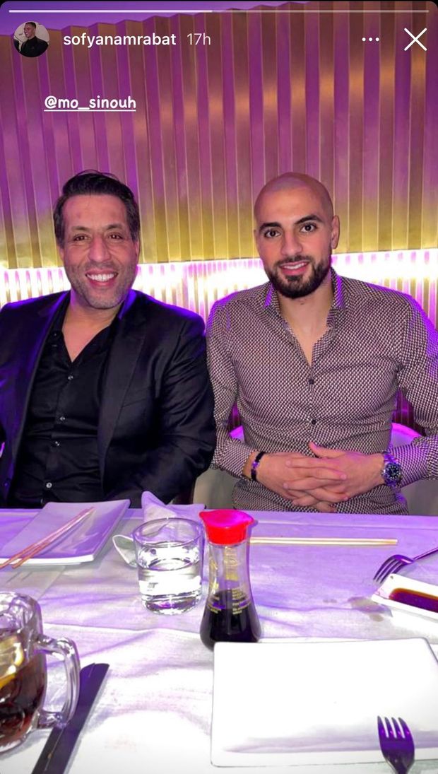 FOTO – Amrabat insieme al suo agente: si attendono novità- immagine 2