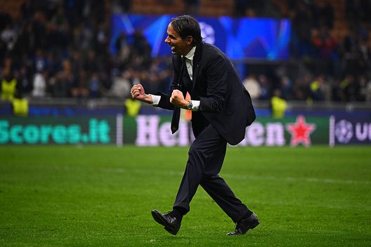 Inzaghi durante Inter-Barcellona