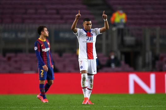 Barcellona Psg Mbappè, getty images Barcellona Psg Mbappè, getty images