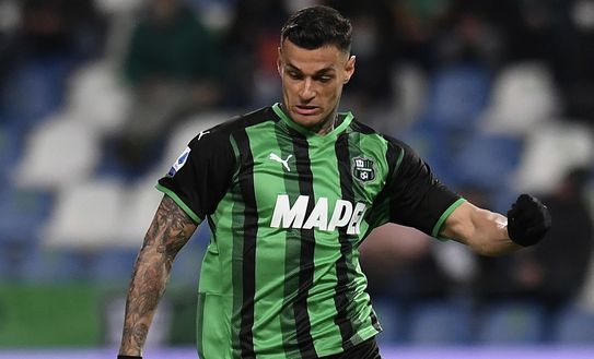 Gianluca Scamacca (attaccante Sassuolo), obiettivo di calciomercato del Milan | AC Milan News (Getty Images) Gianluca Scamacca Sassuolo Calciomercato AC Milan