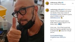 Calcio e Coronavirus, Zenga “raddoppia” i vaccini: “Cosa non si fa per amore”