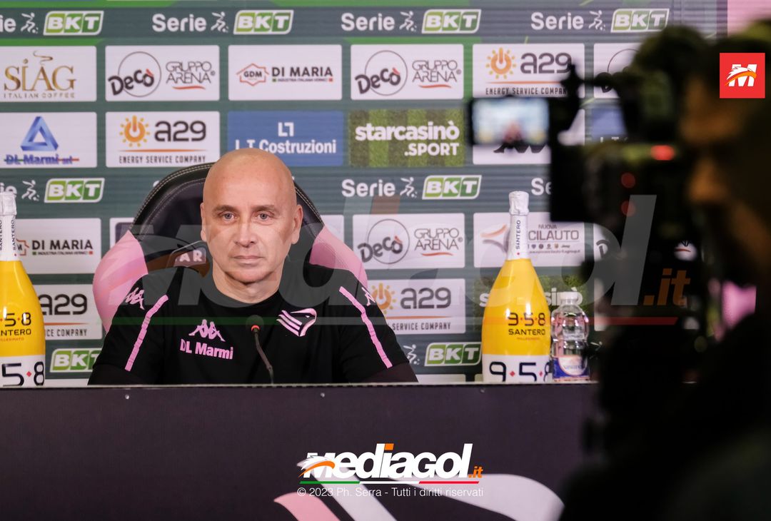 FOTO PALERMO, verso il Bari: Mister Corini in sala stampa (Gallery) - immagine 23