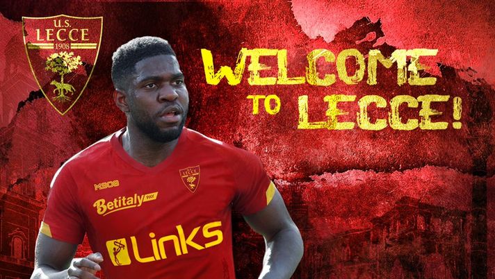 UFFICIALE. Lecce, colpo Umtiti! Il centrale si rimette in gioco in giallorosso - immagine 1