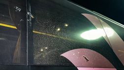 Palermo, atto vandalico a Catanzaro: danneggiato bus della squadra