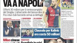 CdS – Mercato pazzesco. Juve e Napoli mettono le mani su Z’Zonzi e Pavoletti