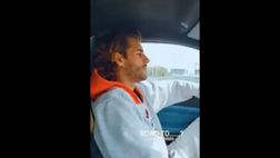 VIDEO / Tamberi canta in macchina. E Chiara: “Chiedi perdono…”