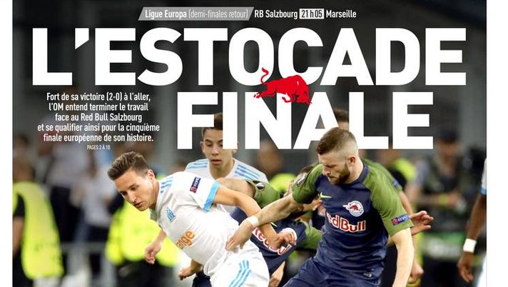 Prima Pagina, L’Équipe: “Stoccata finale: Marsiglia verso la quinta finale europea. Vetrina regale, il Liverpool…” 