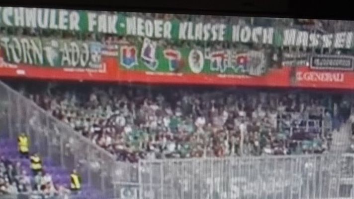 Fuck Gay! Omofobia shock al derby di Vienna! Fuck Gay! Omofobia shock al derby di Vienna! - immagine 1