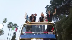 VIDEO Italia, Bonucci e Immobile ultras: lanciano i cori dal pullman
