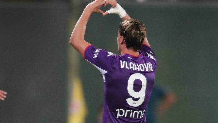 GERMOGLI PH: 28 AGOSTO 2021 FIRENZE STADIO ARTEMIO FRANCHI CAMPIONATO SERIE A TIM 2021/2022
FIORENTINA VS TORINO NELLA FOTO GOL ESULTANZA VLAHOVIC 
