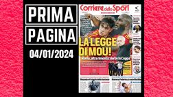 Prima pagina Corriere dello Sport: “La legge di Mou!”