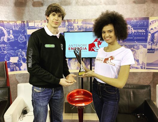  Leonardo Ferrato (pallavolo) con Lisa De Franceschi 